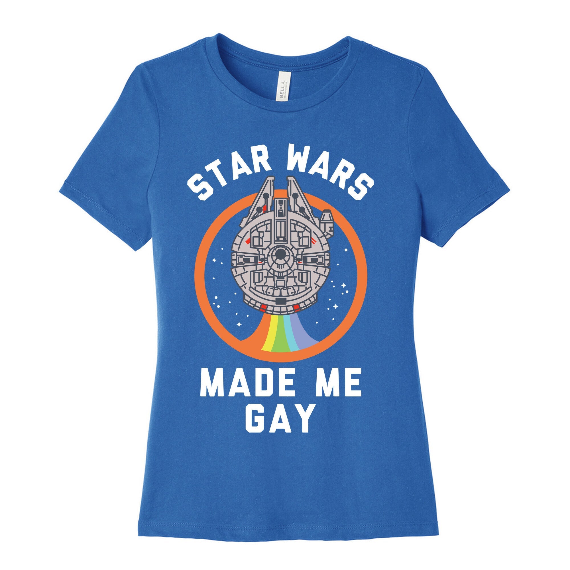 Star Wars Made Me Gay Womens Cotton Tee